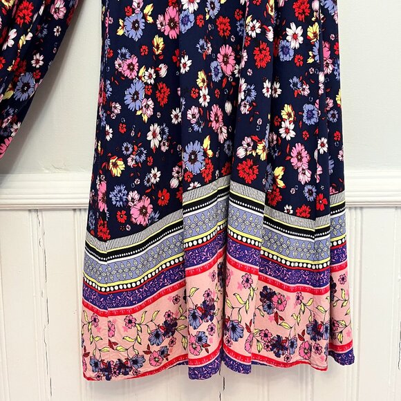 Lulus High Rise Floral Boho Wide Leg Pant, Size Large - Picture 4 of 12